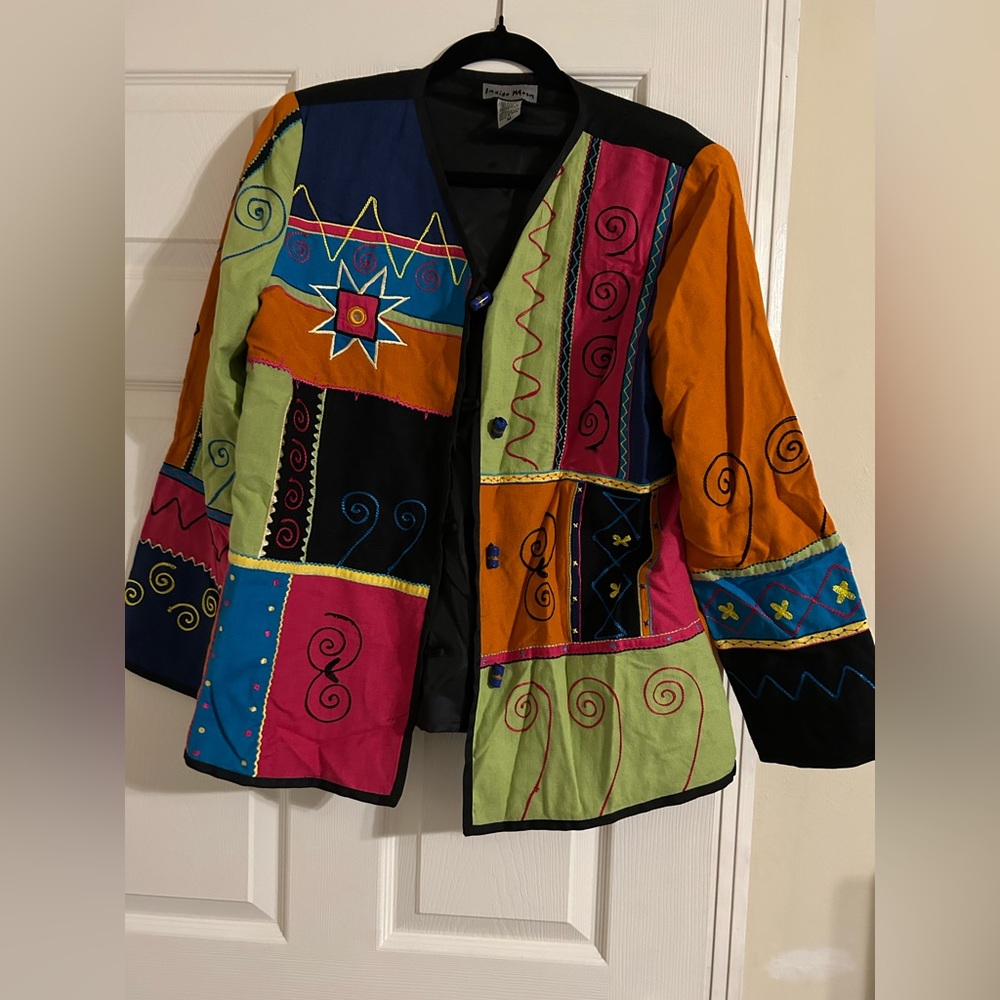 Colorful Patchwork Women's Jacket